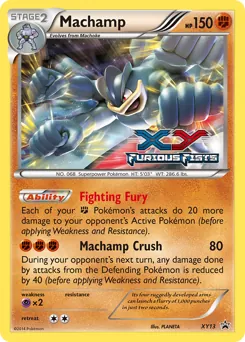 XY Black Star Promos Machamp Pokémon card